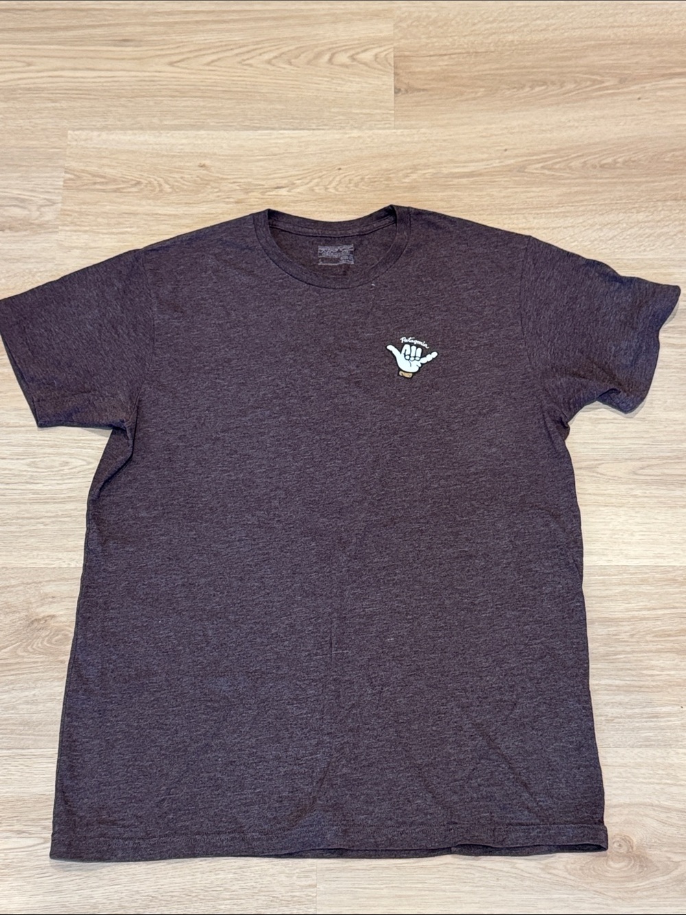 Patagonia Dark Brown Heather Short Sleeve Graphic Tee
